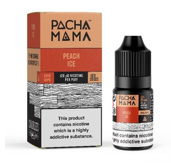 PEACH ICE NIC SALT 10ML PACHA MAMA
