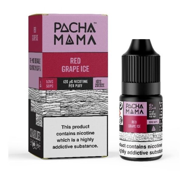 RED GRAPE ICE NIC SALT 10ML PACHA MAMA