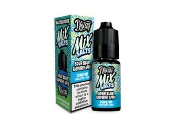 SOUR BLUE RASPBERRY APPLE 10ML NIC SALT DOOZY MIX SALTS