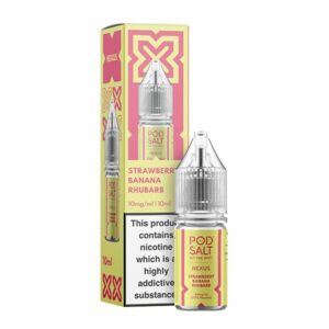 STRAWBERRY BANANA RHUBARB 10ML NIC SALT POD SALT NEXUS