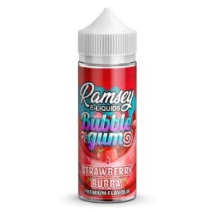 STRAWBERRY BUBBA BUBBLEGUM 100ML E LIQUID RAMSEY