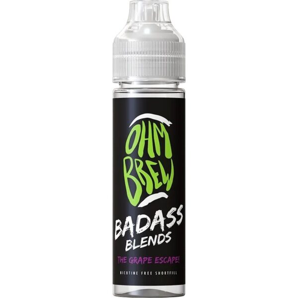 THE GRAPE ESCAPE BADASS BLENDS 50ML E LIQUID OHM BREW