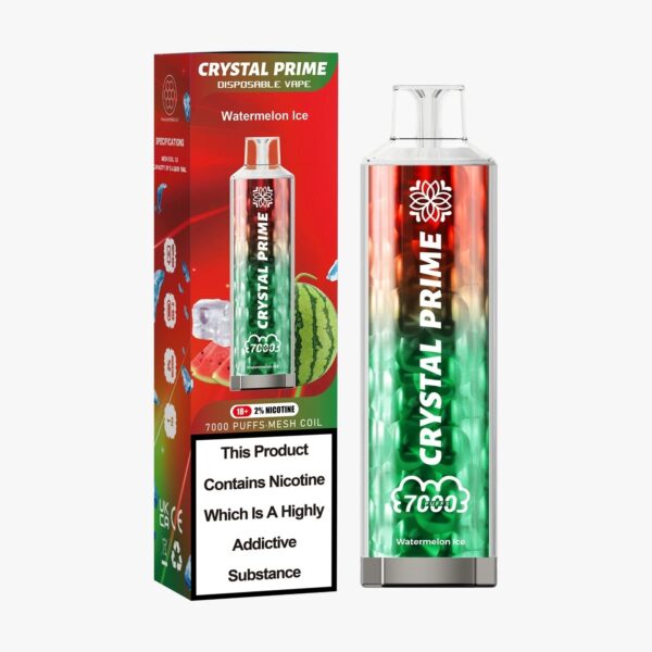 CRYSTAL PRIME 7000 DISPOSABLE VAPE KIT 20MG - Image 42