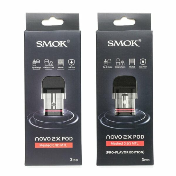 SMOK NOVO 2X REPLACEMENT PODS (3 PACK)