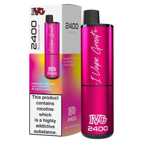 IVG 2400 PREFILLED POD VAPE KIT 20MG - Image 124