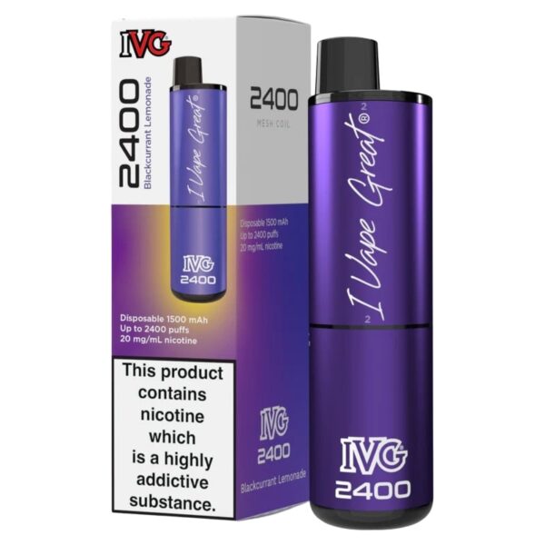 IVG 2400 RECHARGEABLE PREFILLED POD VAPE KIT 20MG - Image 124