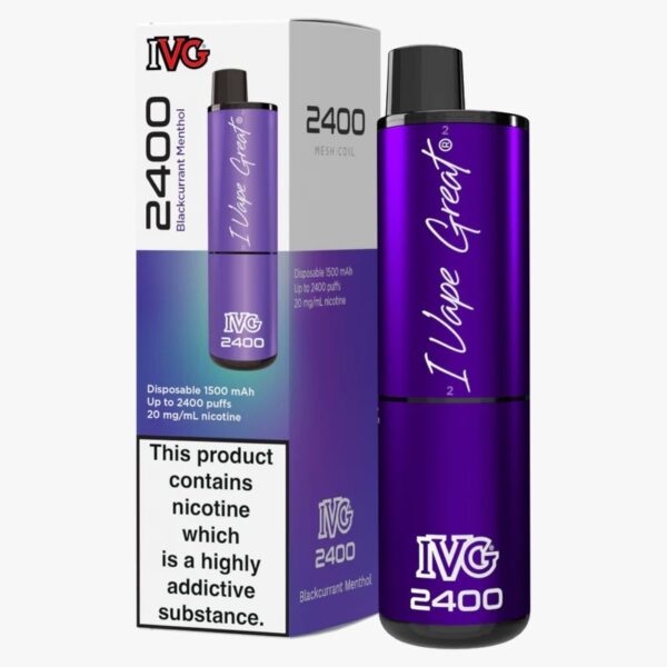 IVG 2400 RECHARGEABLE PREFILLED POD VAPE KIT 20MG - Image 36