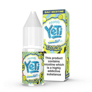 BLUE RASPBERRY ICE SOURZ 10ML NIC SALT YETI