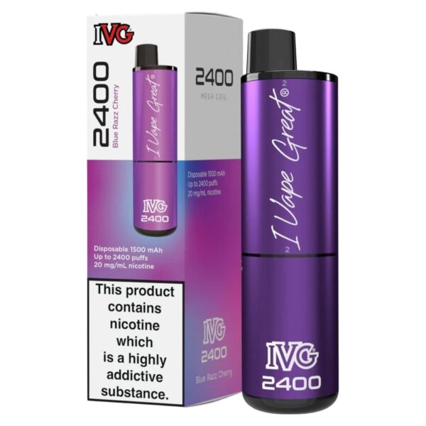 IVG 2400 RECHARGEABLE PREFILLED POD VAPE KIT 20MG - Image 120