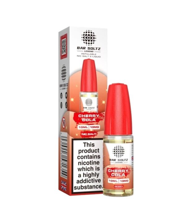 CHERRY COLA 10ML NIC SALT BAR SOLTZ LEGEND