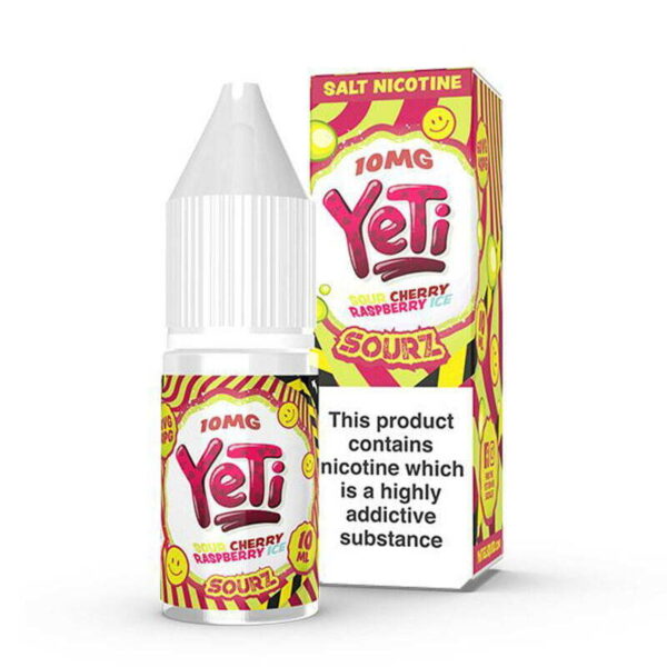 CHERRY RASPBERRY ICE SOURZ 10ML NIC SALT YETI