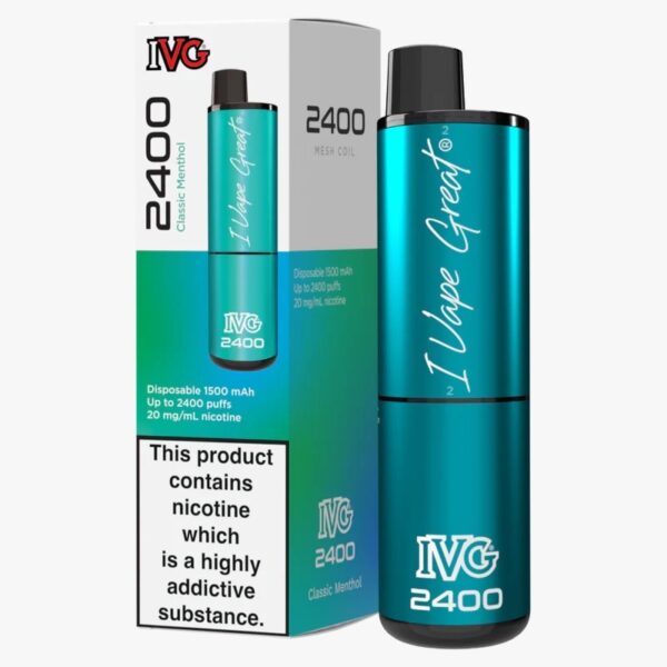 IVG 2400 RECHARGEABLE PREFILLED POD VAPE KIT 20MG - Image 116
