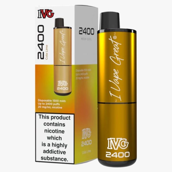 IVG 2400 RECHARGEABLE PREFILLED POD VAPE KIT 20MG - Image 114