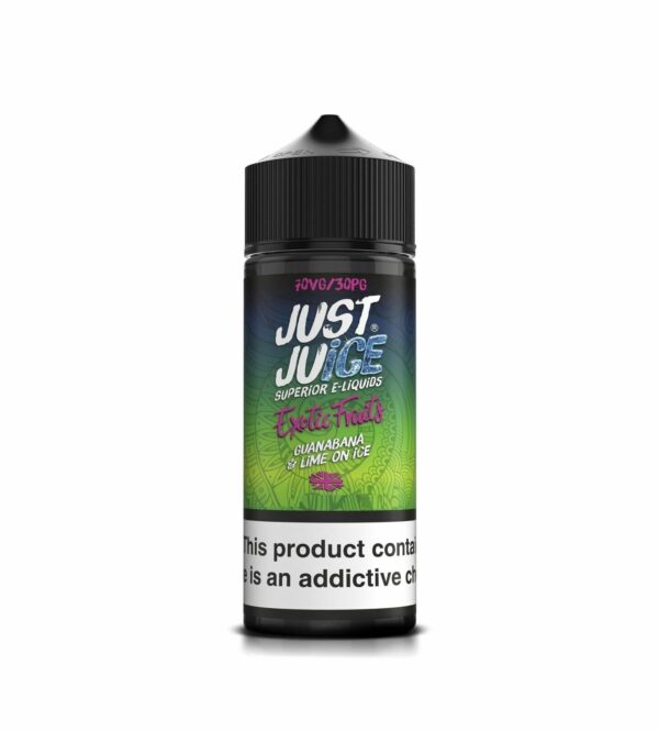 GUANABANA & LIME ON ICE (EXOTIC FRUITS) 100ML E LIQUID JUST JUICE
