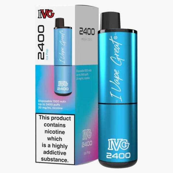 IVG 2400 RECHARGEABLE PREFILLED POD VAPE KIT 20MG - Image 105