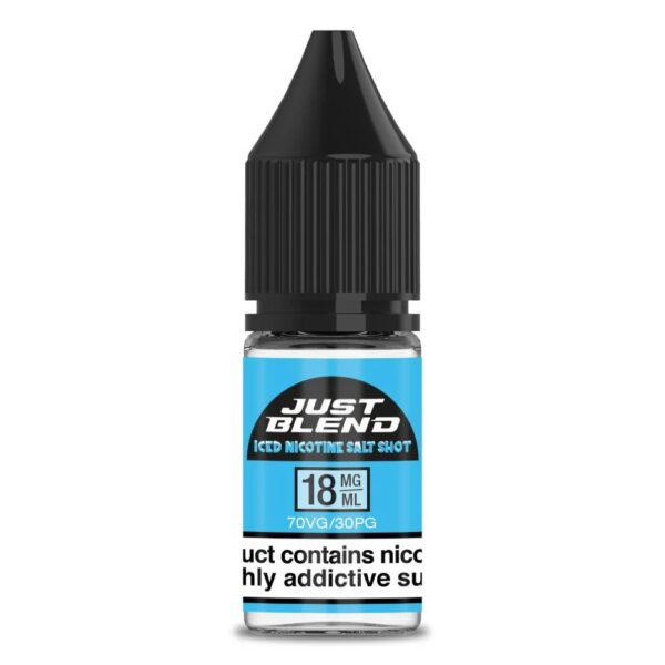 JUST BLEND - ICED NICOTINE SALT SHOT 10ML 18MG 70VG