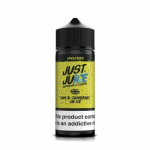 KIWI AND CRANBERRY ON ICE 100ML E LIQUID JUST JUICE