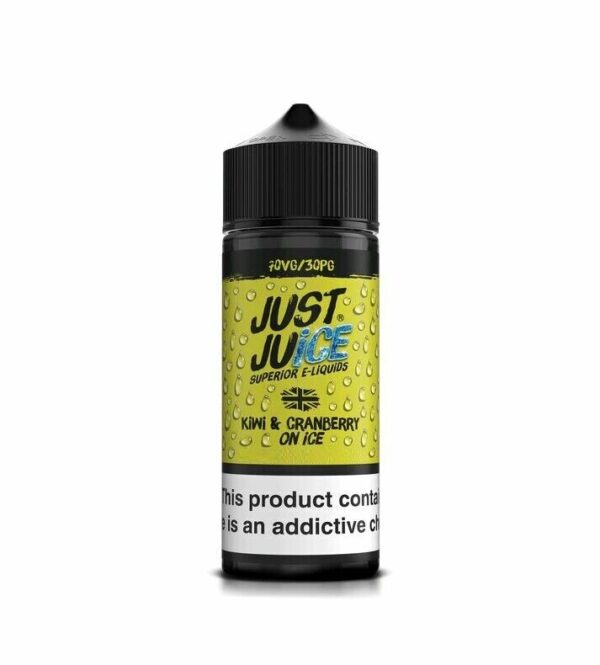 KIWI AND CRANBERRY ON ICE 100ML E LIQUID JUST JUICE