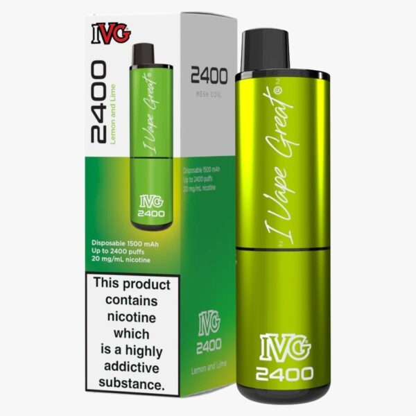 IVG 2400 RECHARGEABLE PREFILLED POD VAPE KIT 20MG - Image 103