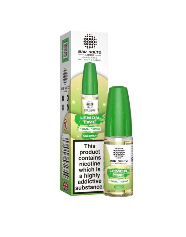 LEMON LIME 10ML NIC SALT BAR SOLTZ LEGEND