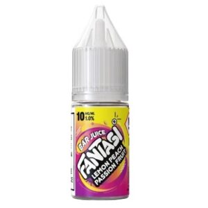 LEMON PEACH PASSION FRUIT BAR JUICE 10ML NIC SALT FANTASI