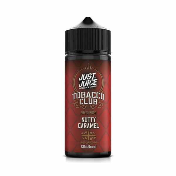 NUTTY CARAMEL (TOBACCO CLUB) 100ML E LIQUID JUST JUICE