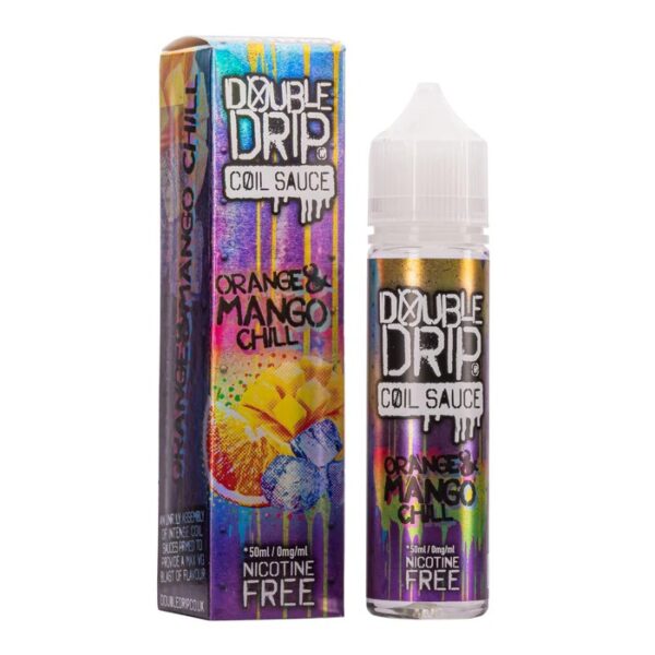 ORANGE & MANGO CHILL E LIQUID 50ML BY DOUBLE DRIP EXP