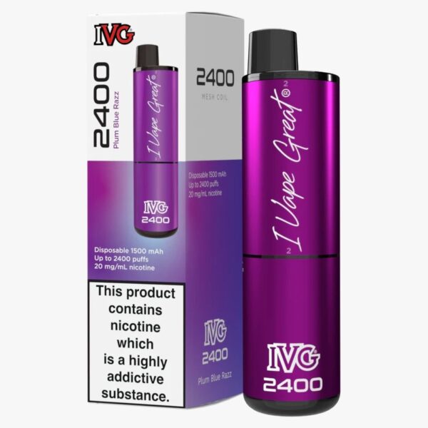 IVG 2400 RECHARGEABLE PREFILLED POD VAPE KIT 20MG - Image 97