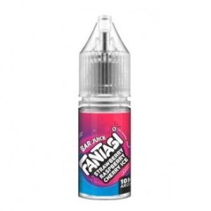 STRAWBERRY RASPBERRY CHERRY ICE BAR JUICE 10ML NIC SALT FANTASI