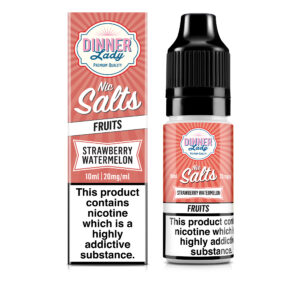 STRAWBERRY WATERMELON FRUITS 10ML NIC SALT DINNER LADY