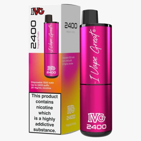 IVG 2400 RECHARGEABLE PREFILLED POD VAPE KIT 20MG - Image 135