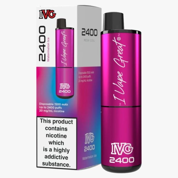 IVG 2400 RECHARGEABLE PREFILLED POD VAPE KIT 20MG - Image 133