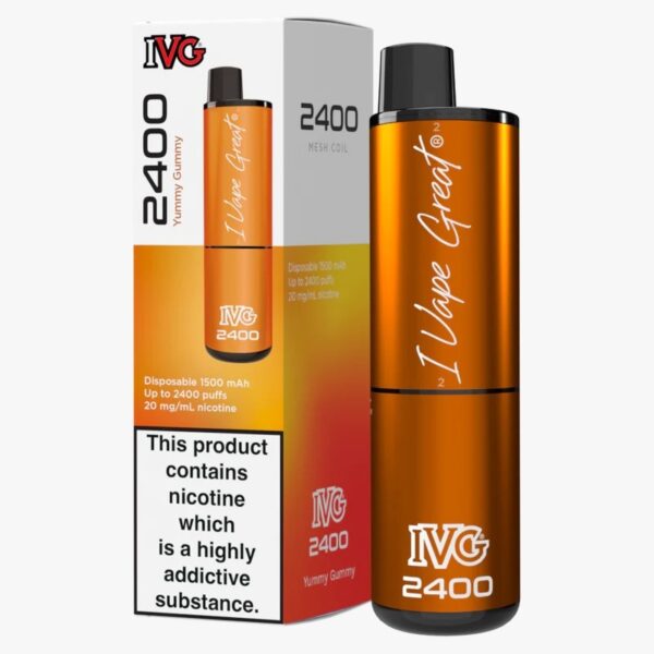 IVG 2400 RECHARGEABLE PREFILLED POD VAPE KIT 20MG - Image 132