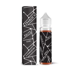 BLACK (SWEET APPLE ICE) E-LIQUID 50ML BY CHARLIES CHALK DUST EXP