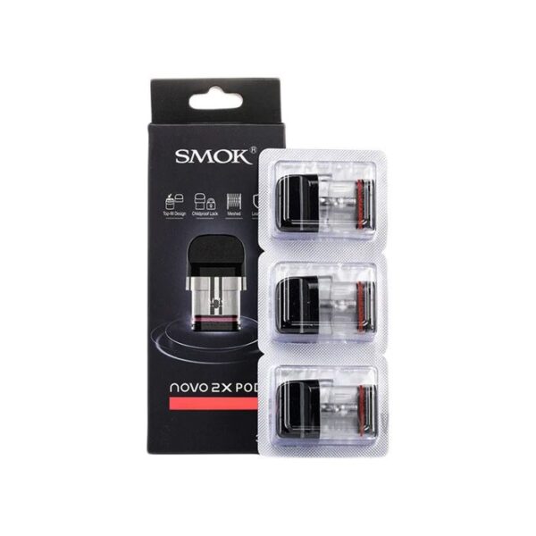 SMOK NOVO 2X REPLACEMENT PODS (3 PACK) - Image 2