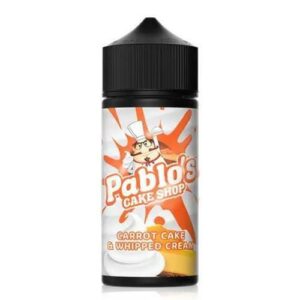 CARROT CAKE & WHIPPED CREAM 100ML E LIQUID PABLOS CAKE SHOP