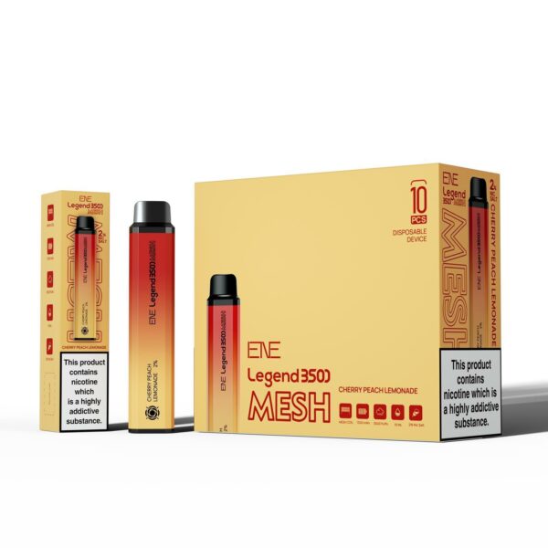 ENE LEGEND 3500 MESH DISPOSABLE VAPE KIT 20MG - Image 13