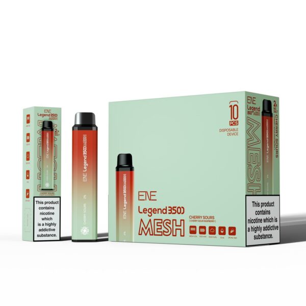 ENE LEGEND 3500 MESH DISPOSABLE VAPE KIT 20MG - Image 12