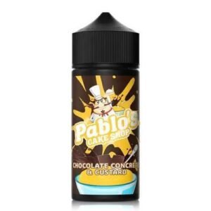 CHOCOLATE CONCRETE & CUSTARD 100ML E LIQUID PABLOS CAKE SHOP