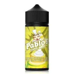 LEMON DRIZZLE CAKE WITH CLOTTED CREAM 100ML E LIQUID PABLOS CAKE SHOP