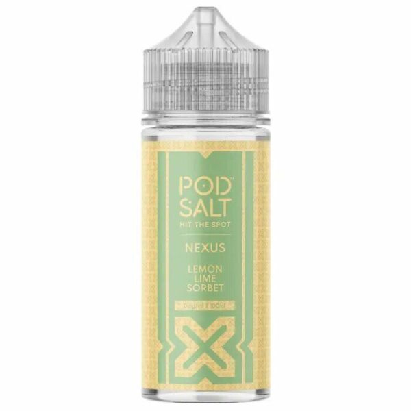 LEMON LIME SORBET 100ML E LIQUID POD SALT NEXUS