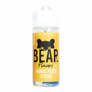 MANGO PEACH & PEAR 100ML E LIQUID BEAR FLAVORS