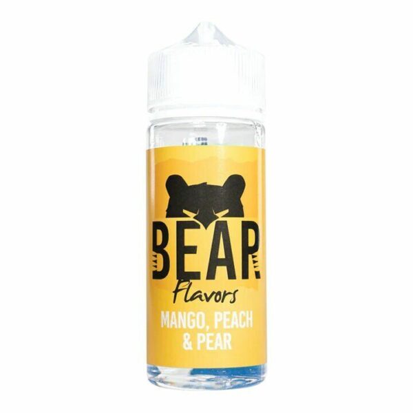 MANGO PEACH & PEAR 100ML E LIQUID BEAR FLAVORS