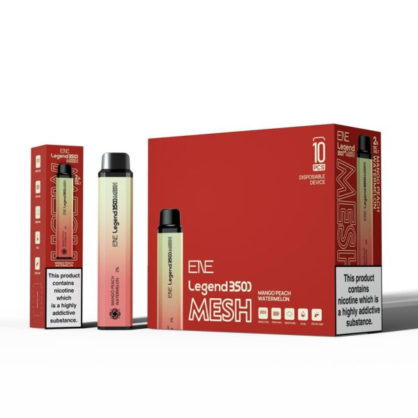 ENE LEGEND 3500 MESH DISPOSABLE VAPE KIT 20MG - Image 11
