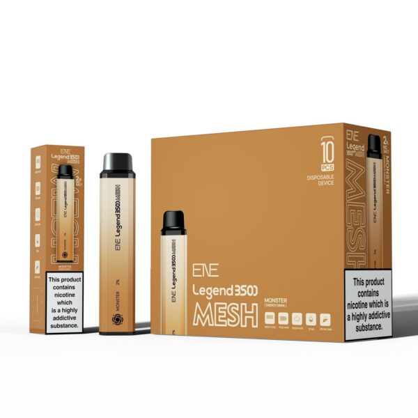 ENE LEGEND 3500 MESH DISPOSABLE VAPE KIT 20MG - Image 10