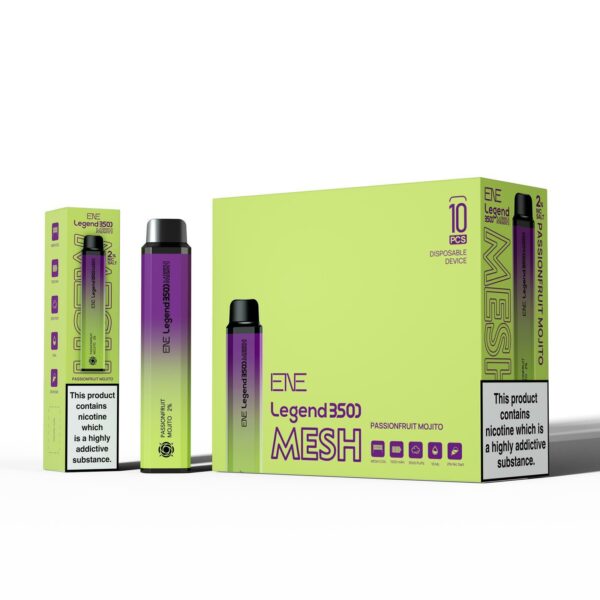ENE LEGEND 3500 MESH DISPOSABLE VAPE KIT 20MG - Image 9
