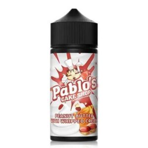 PEANUT BUTTER WITH WHIPPED CREAM 100ML E LIQUID PABLOS CAKE SHOP