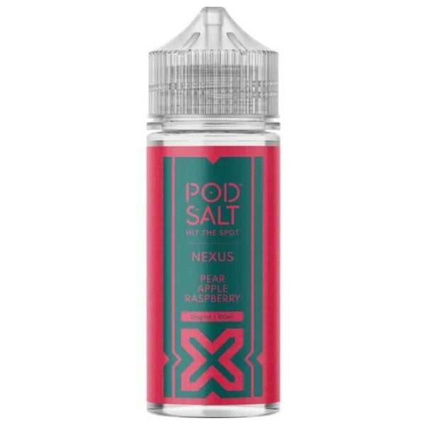 PEAR APPLE RASPBERRY 100ML E LIQUID POD SALT NEXUS