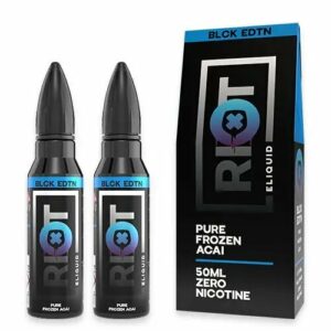 PURE FROZEN ACAI BLCK EDTN 2 X 50ML E LIQUID RIOT SQUAD