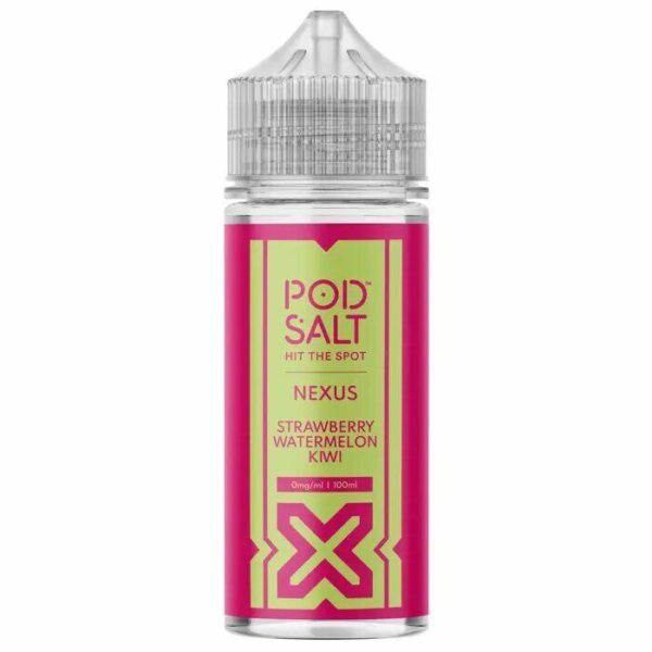 STRAWBERRY WATERMELON KIWI 100ML E LIQUID POD SALT NEXUS